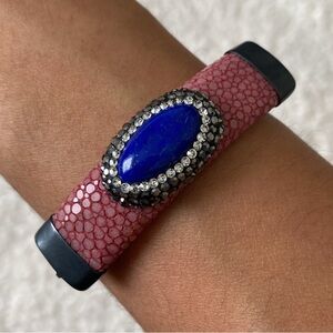 Handmade Beaded Jeweled Pull Bracelet